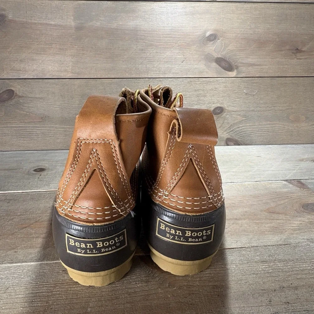 ll bean duck boots mens size 9 shoes brown hunting winter waterproof boots